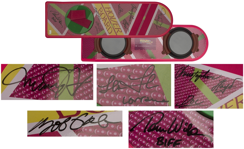 ''Back to the Future II'' Cast Signed Hoverboard